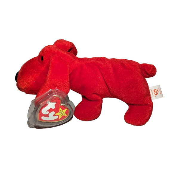 Ty Beanie Babies Rover New Tags Mint PVC Pellets Tag Protector - Picture 1 of 6